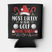 サンタフ遊ァミリのクリスマスでゴルフをする可能性が最も高い 缶クーラー (正面)