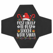 サンタフ遊ァミリのクリスマスでサッカーをする可能性が最も高い サッカーボール (フラット)