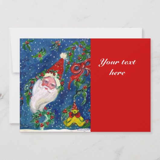 サンタブグラーミュージカルクリスマスナイトホリデーパーティー 招待状 (裏面)