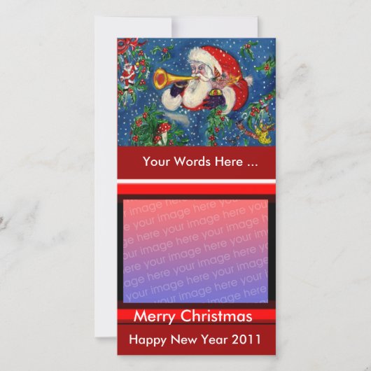 サンタブグラーミュージカルクリスマスナイト シーズンカード (正面)