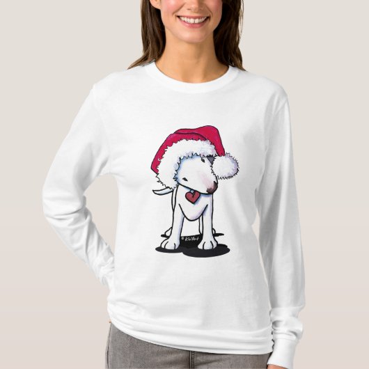 サンタブリークリスマスKiniArt Tシャツ (正面)