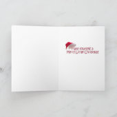 サンタブルドッグクリスマスカード シーズンカード (内部)