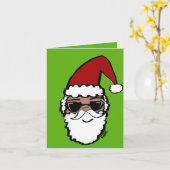 サンタブロクリスマスカード カード (黄色い花)