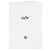 サンタブービーバードクリスマスカード (裏面)