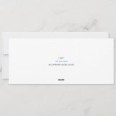 サンタプおもしろいンクリスマスホリデートラベルカード シーズンカード (裏面)