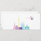 サンタプおもしろいンクリスマスホリデートラベルカード シーズンカード (正面/裏面)