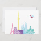 サンタプおもしろいンクリスマスホリデーパーティーイベント 招待状 (正面)