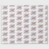 サンタプテロダクティルのクリスマス恐竜 ラッピングペーパー (フラット)