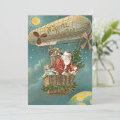 サンタプレゼントギフトクリスマスツリーバルーン シーズンカード (スタンド正面)