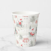 サンタプレゼントクリスマス紙カップ 紙コップ (右)