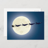 サンタヘリとF-16ジェット軍隊クリスマス シーズンポストカード (正面/裏面)