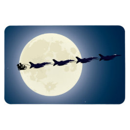 サンタヘリとF-16ジェット軍隊クリスマス マグネット