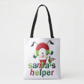サンタヘルパクリスマスウィメンズトートバッグ トートバッグ (正面)