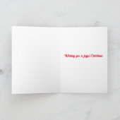 サンタヘルパクリスマスカード カード (内部)