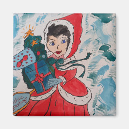 サンタヘルパクリスマスマグネット マグネット