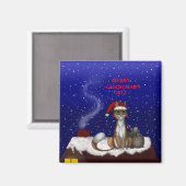 サンタヘルパー マグネット (正面/裏面)