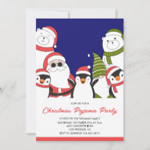 サンタベアのクリスマスパジャマパーティースランバー