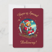 サンタベアのスレイ フェスティブ ウィッシーズ シーズンカード (正面)