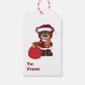 サンタベアホリデイ ギフトタグ (裏面)