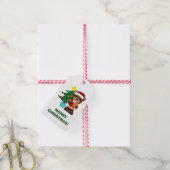 サンタベアホリデイ ギフトタグ (より糸付き)