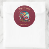 サンタベアーズスリーフェスティバルウィッシュ ラウンドシール (バッグ)