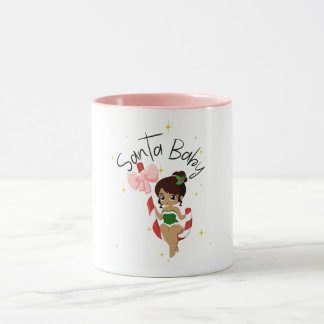 サンタベイビーのかわいいコーヒークリスマスマグ マグカップ