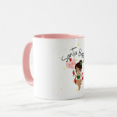サンタベイビーのかわいいコーヒークリスマスマグ マグカップ (正面左)