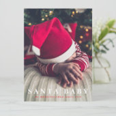 サンタベイビーのホリデーカード シーズンカード (スタンド正面)