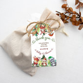 サンタベイビーアニマルズ クリスマスベイビーシャワー ギフトタグ