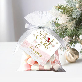 サンタベイビーガールクリスマスお礼タグ フェイバータグ