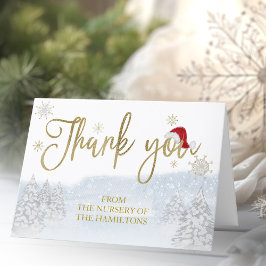 サンタベイビークリスマスの御礼 サンキューカード