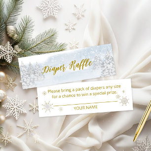 サンタベイビークリスマスベイビーおむつ抽選会 スキニー名刺
