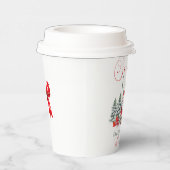 サンタベイビークリスマスベイビーシャワーのお出迎え 紙コップ (右)