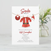 サンタベイビーシャワードレス クリスマス ウィンター ガール 招待状 (スタンド正面)