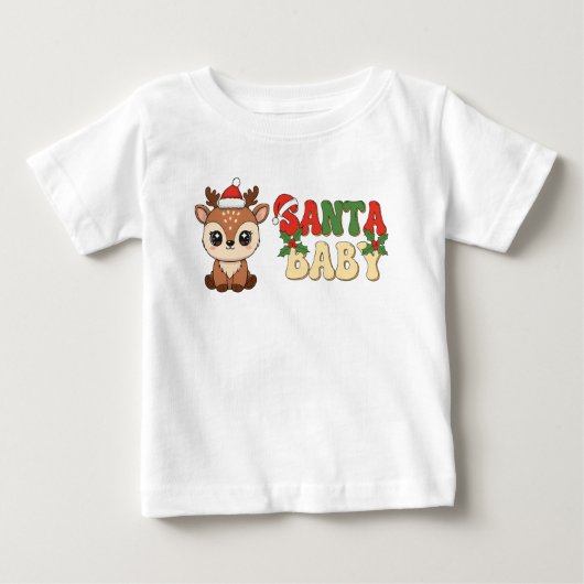 サンタベイビートラ ベビーTシャツ (正面)