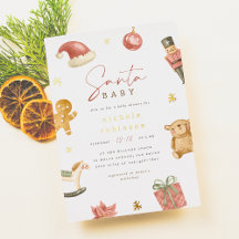 サンタベイビー ウィンター クリスマス ベイビーシャワー