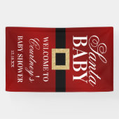 サンタベイビー | クリスマスベイビーシャワーのご案内 横断幕 (横)