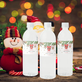 サンタベイビー クリスマスベイビーシャワーデコレーション ペットボトルラベル