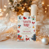 サンタベイビー クリスマスベイビーシャワー 招待状