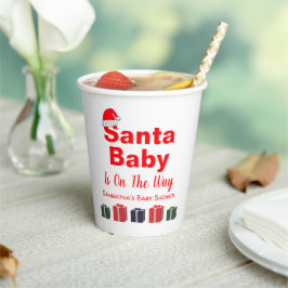 サンタベイビー クリスマスベイビー シャワーペーパーカップ 紙コップ