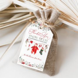 サンタベイビー クリスマスベイビー シャワー ジェンダーニュートラル ギフトタグ