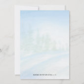 サンタベイビー クリスマス ウィンター 性別発表パーティー 招待状 (裏面)