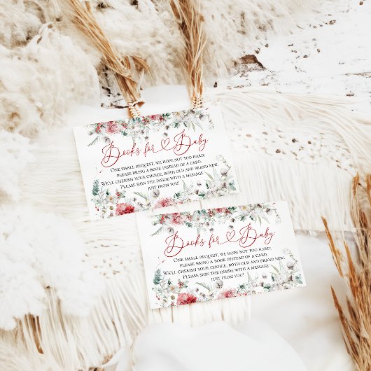 サンタベイビー クリスマス ベイビー シャワー ニュートラル ブック エンクロージャーカード