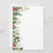 サンタベイビー ピネベリー クリスマスシャワー 招待状 (裏面)