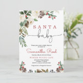 サンタベイビー ベビーシャワー招待状 招待状 (スタンド正面)