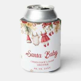 サンタベイビー ホリデー 冬 クリスマス ベビーシャワー 缶クーラー