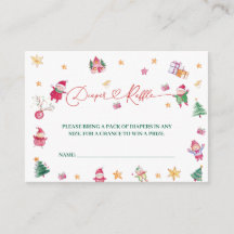 サンタベビーおむつラッフルベビーシャワー