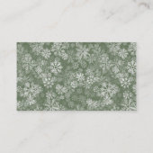 サンタベビーウィンタークリスマスおむつラッフル エンクロージャーカード (裏面)