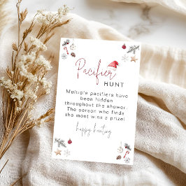 サンタベビーウィンターシャワーおしゃぶり狩り