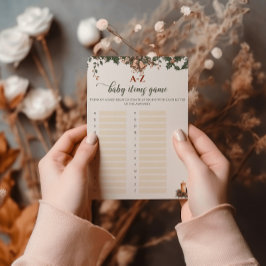 サンタベビーウィンターレッドグリーンベビーアイテムゲーム チラシ